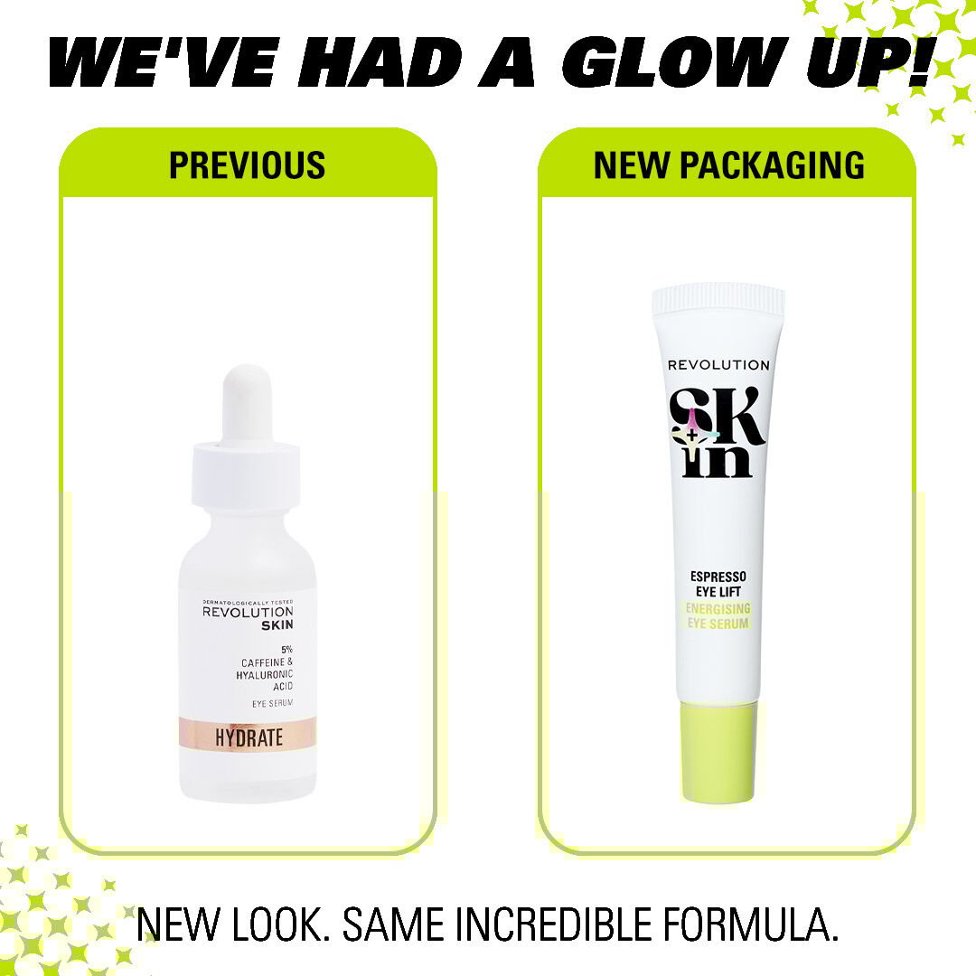 Revolution Skin Espresso Eye Lift 5% Caffeine Energising Eye Serum