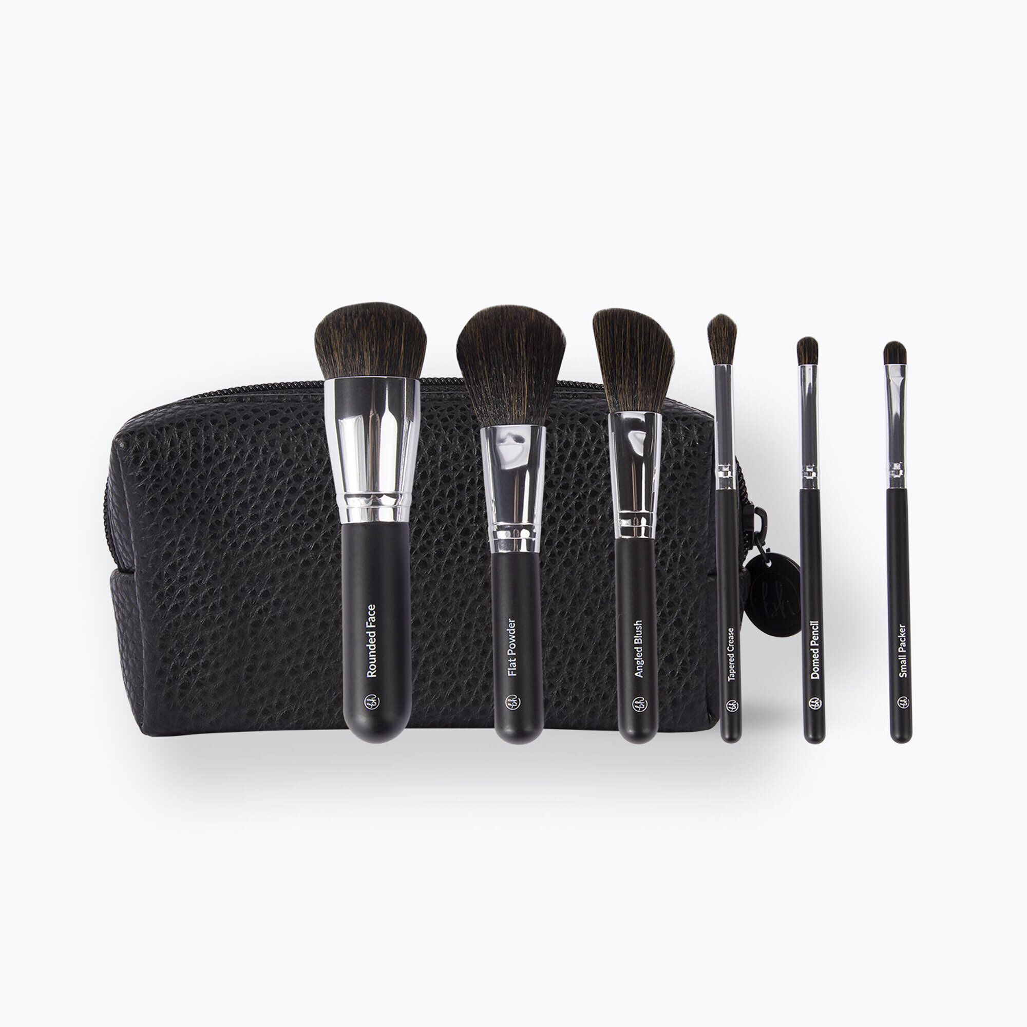 BH Mini Essentials 6 Piece Travel Size Brush Set With Bag Revolution