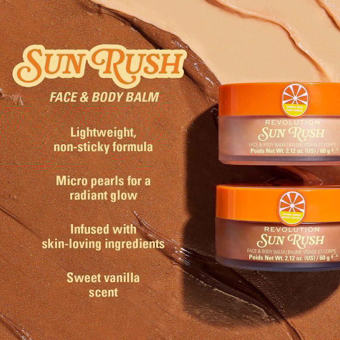 Revolution Sun Rush Body Balm Caramel Bronze
