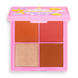 I Heart Revolution Tasty Cupcake Face and Cheek Palette Caramel Candy