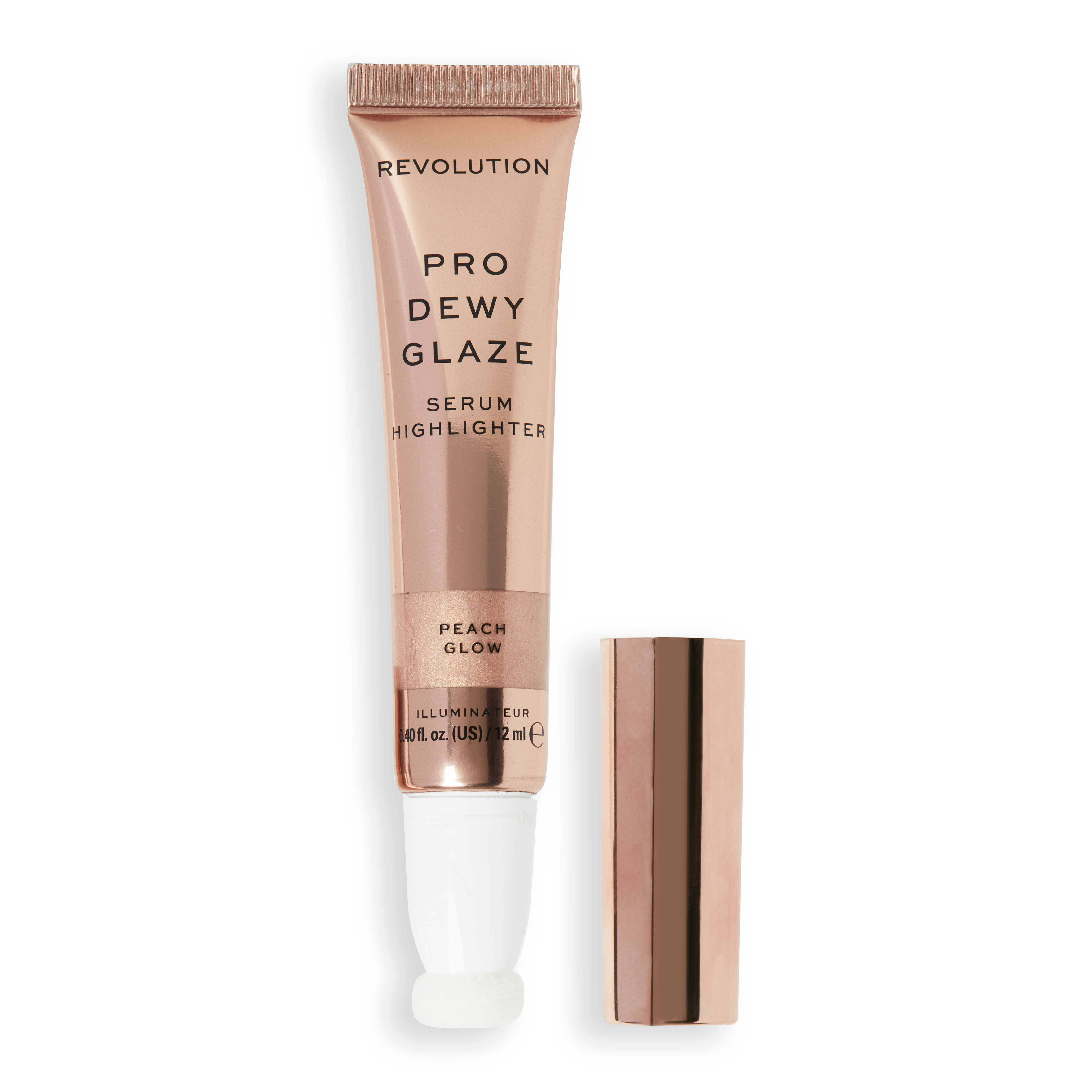 Revolution Pro Dewy Glaze Serum Highlighter Peach Glow