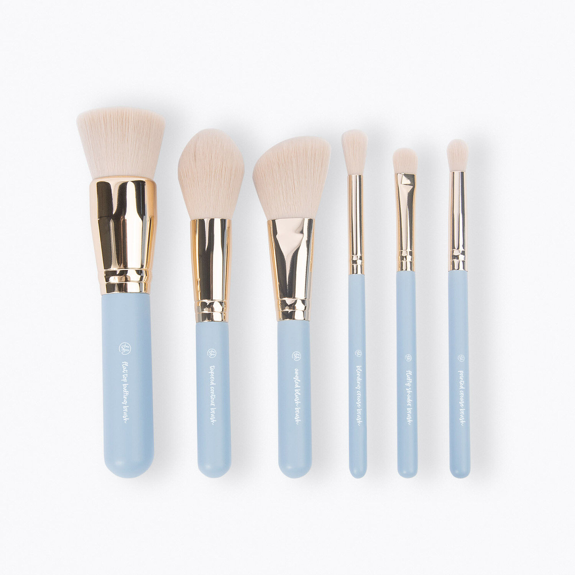 BH Travel Series: Escapade 6 Piece Mini Face &amp; Eye Brush Set With Bag