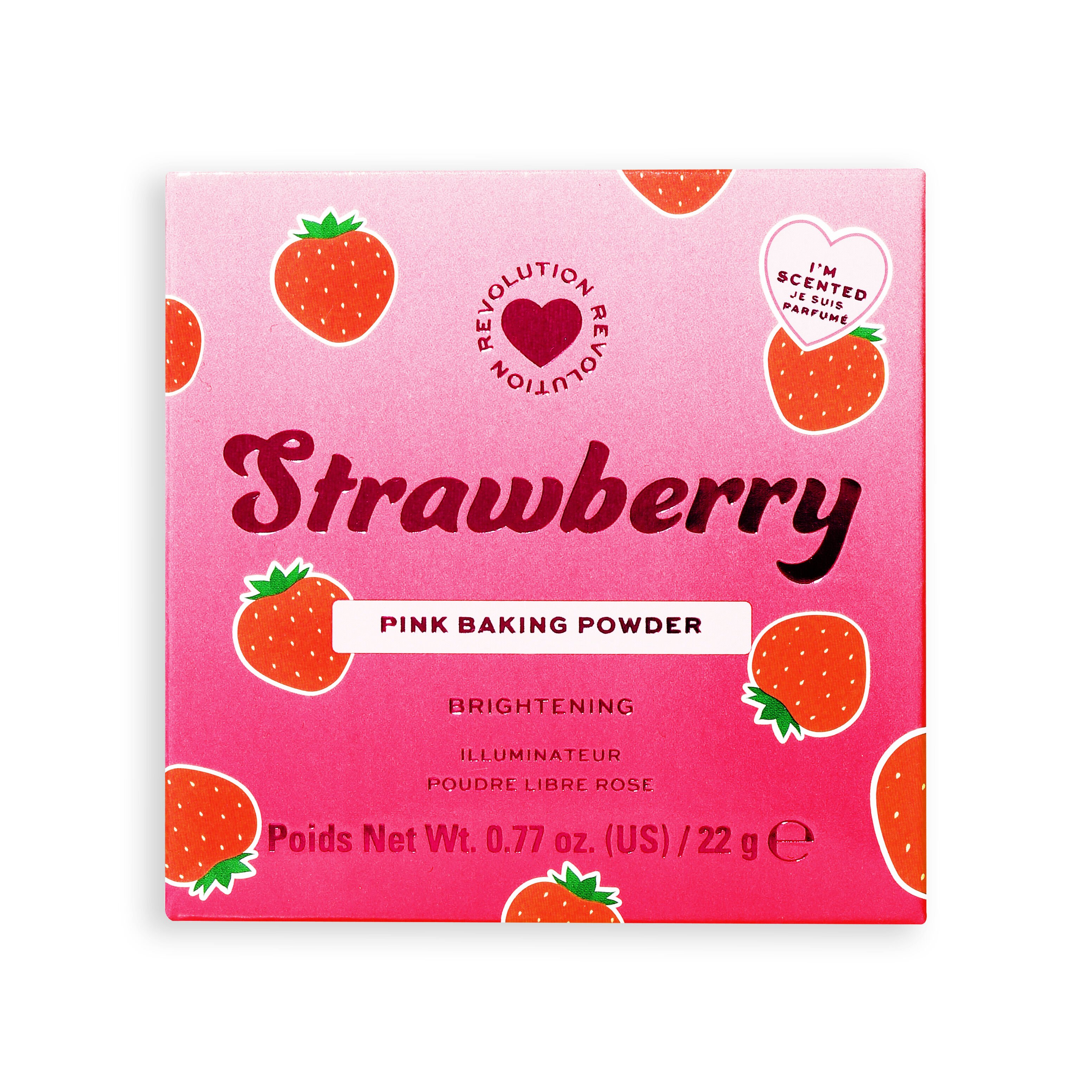 I Heart Revolution Strawberry Baking Powder Pink