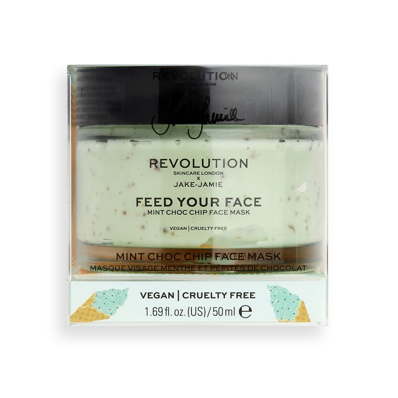 Revolution Skincare x Jake Jamie Mint Choc Chip Face Mask Revolution
