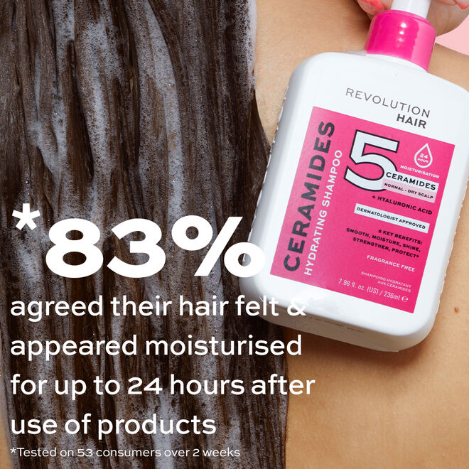 Revolution Haircare 5 Ceramides + Hyaluronic Acid Moisture Lock Shampoo