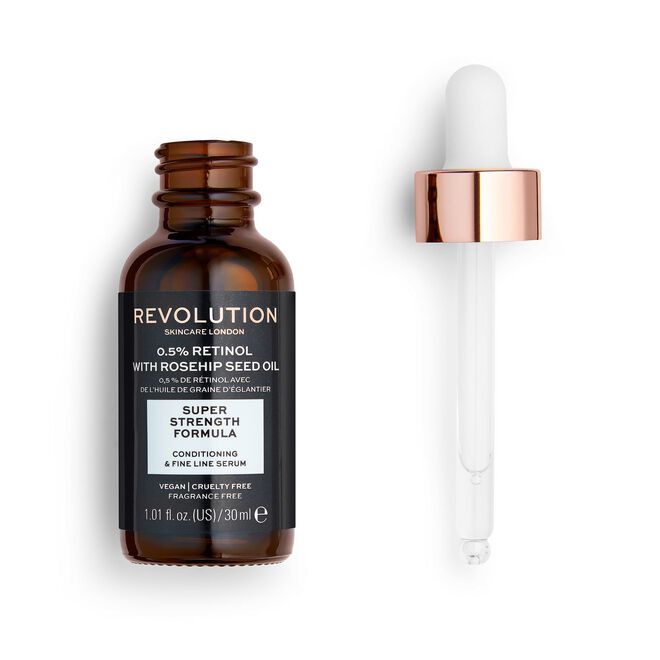 Revolution Skincare 0.5% Retinol and Rosehip Seed Oil Smoothing Serum