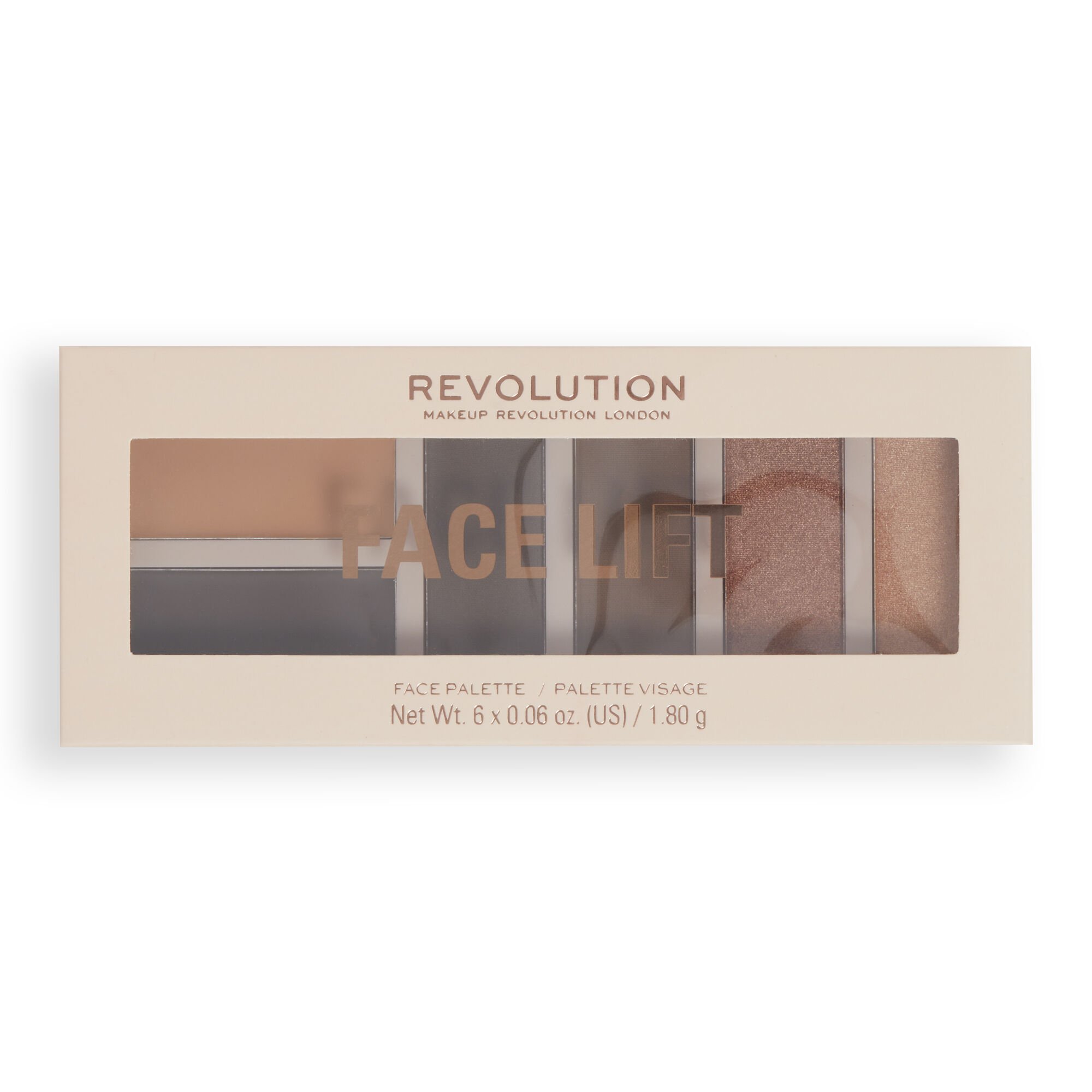 Makeup Revolution Face Lift Palette Tan to Deep