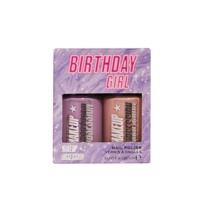 Makeup Obsession Birthday Girl Nail Duo Gift Set