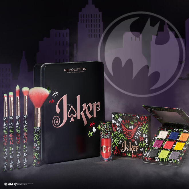 The Joker™ X Makeup Revolution Put on a Happy Face Brush Set
