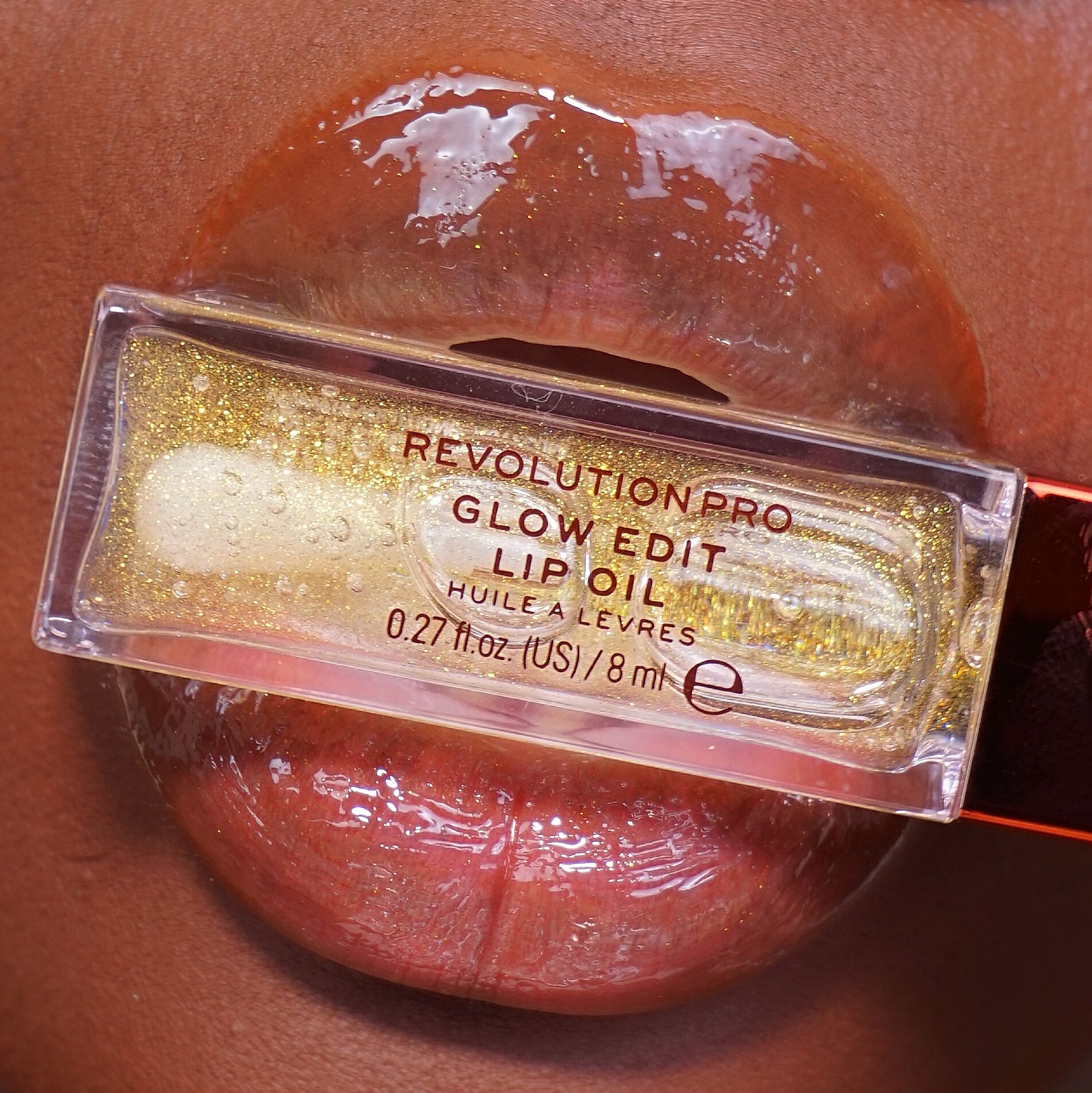 Revolution Pro Glow Edit Shimmer Lip Oil Touch Clear