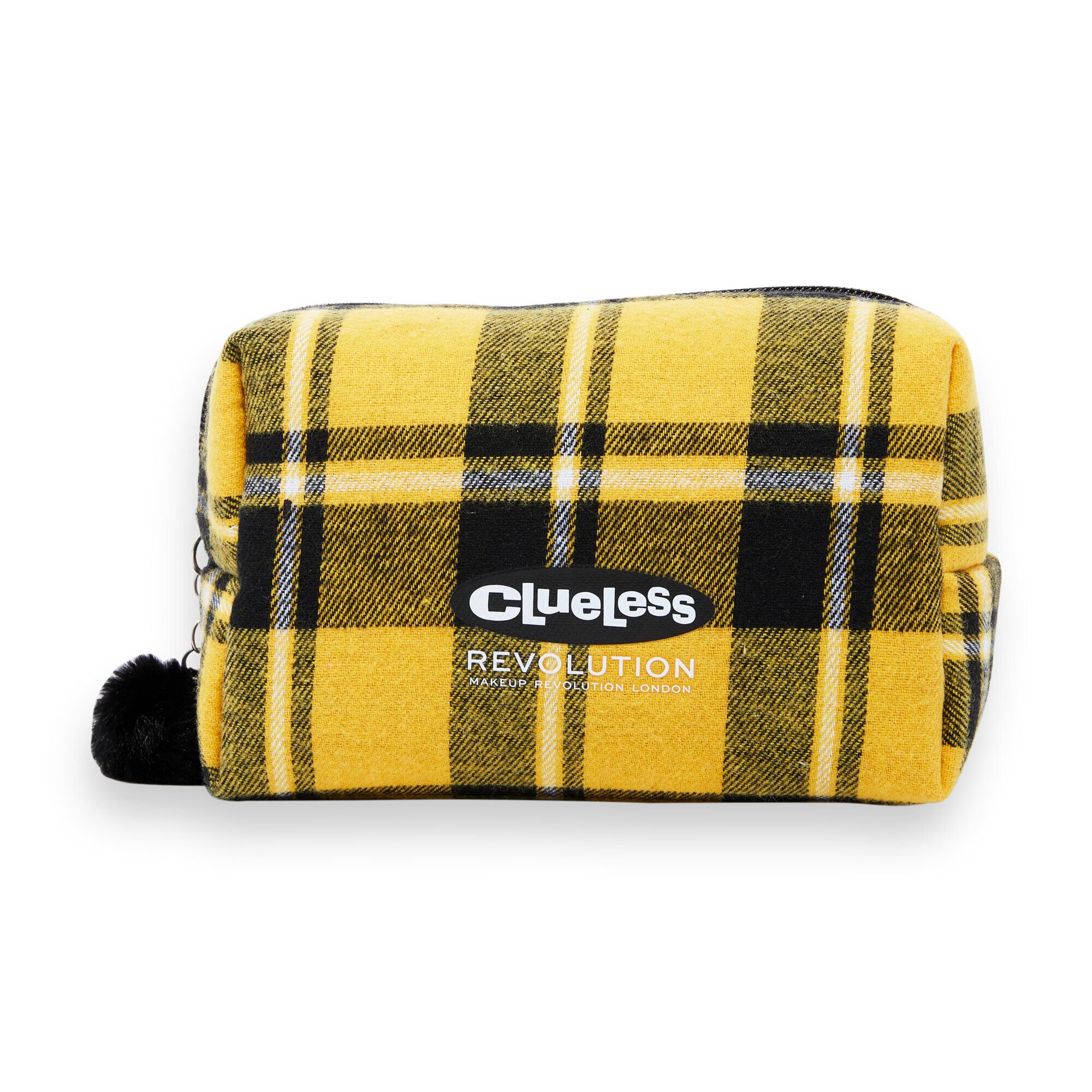 Clueless x Makeup Revolution Tartan Cosmetics Bag