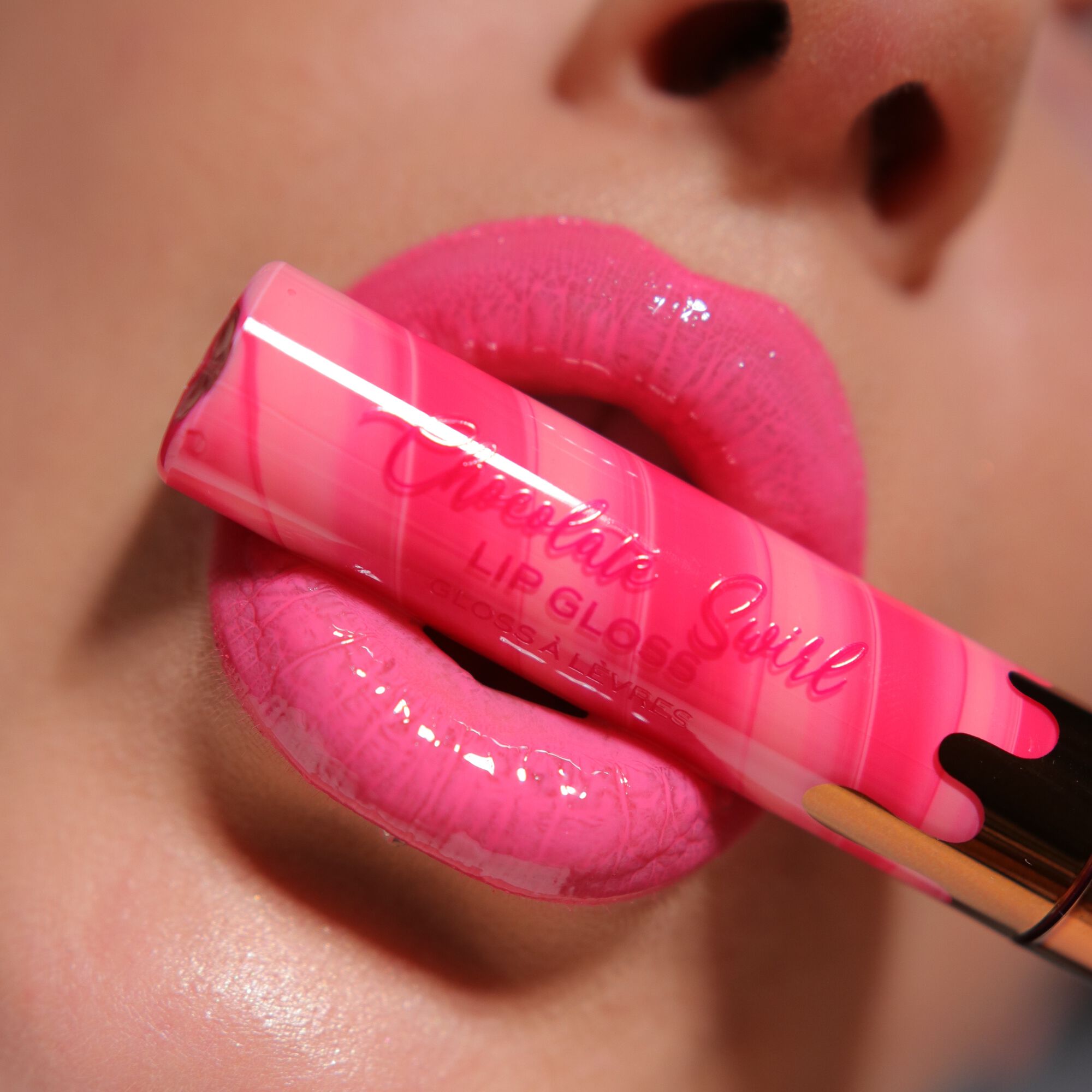 I Heart Revolution Soft Swirl Gloss Chocolate Lip Chocolate Marshmallow Revolution Beauty