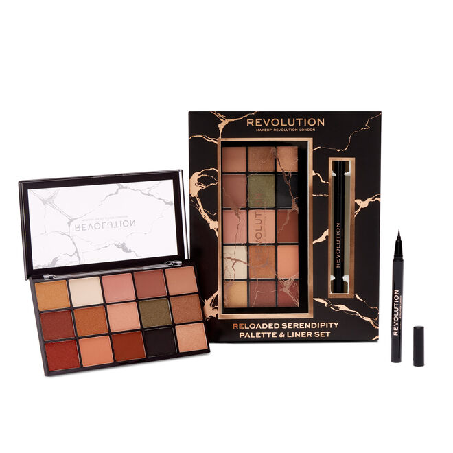 Makeup Revolution Reloaded Serendipity Palette & Liner Gift Set