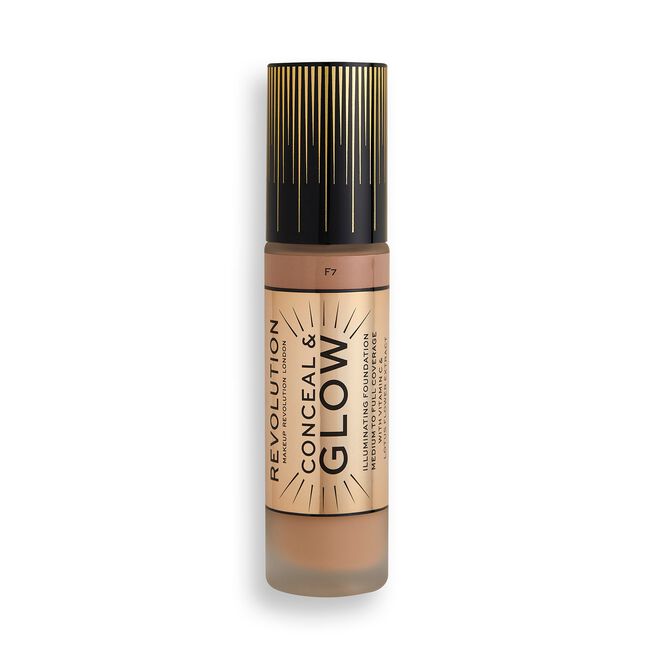 Makeup Revolution Conceal & Glow Foundation F7 (23ml)