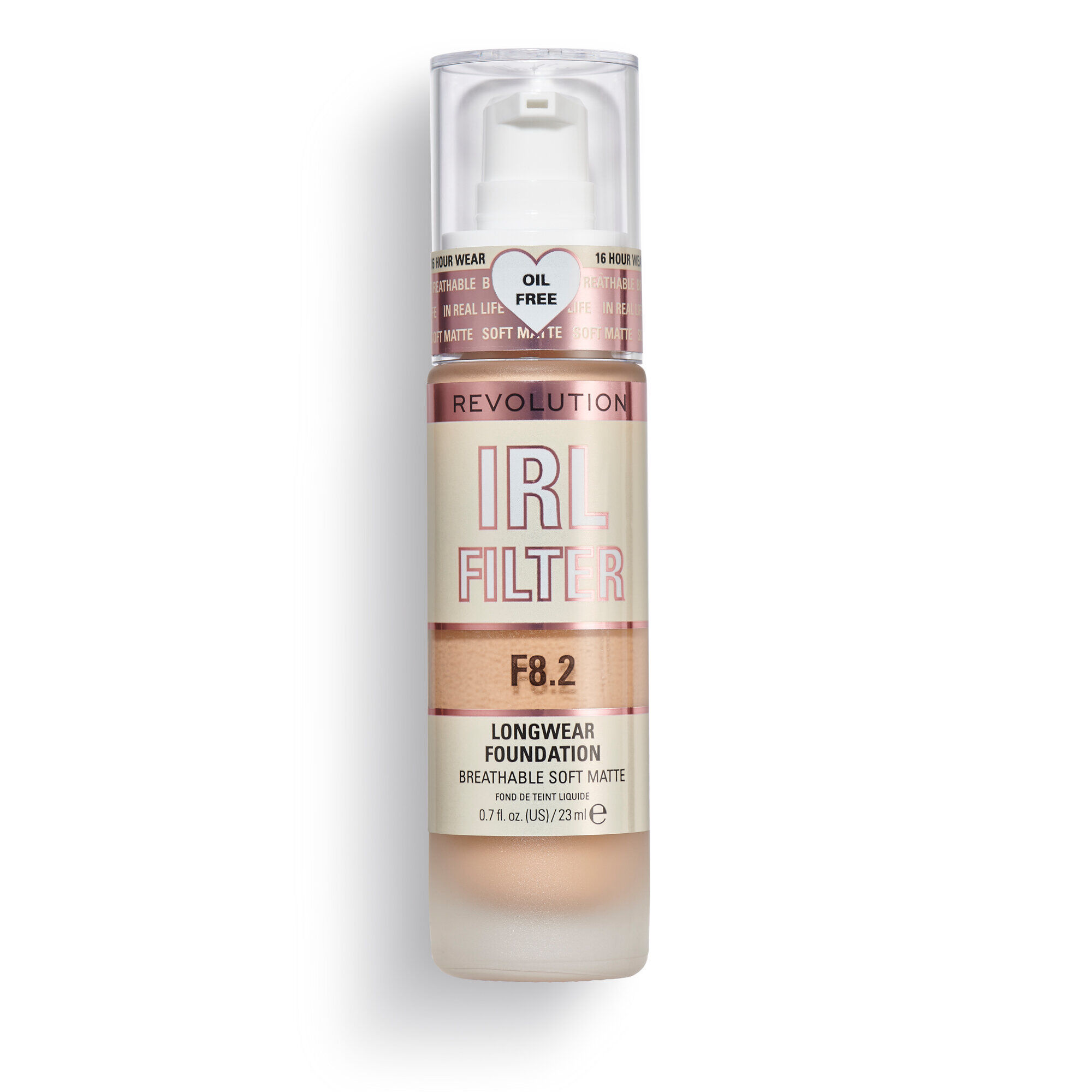 Revolution IRL Filter 16H Longwear Soft Matte Foundation F8.2