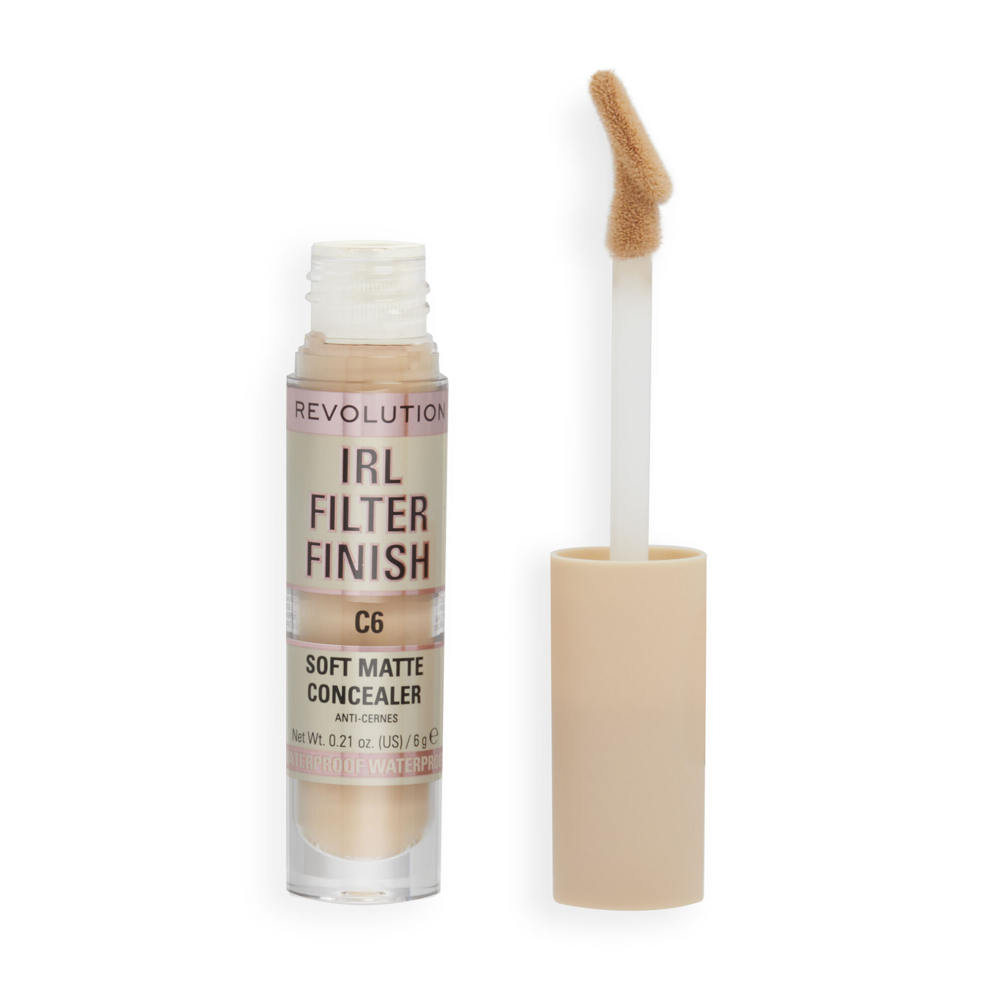 Revolution IRL Filter 16H Hydrating Full Coverage Concealer C6