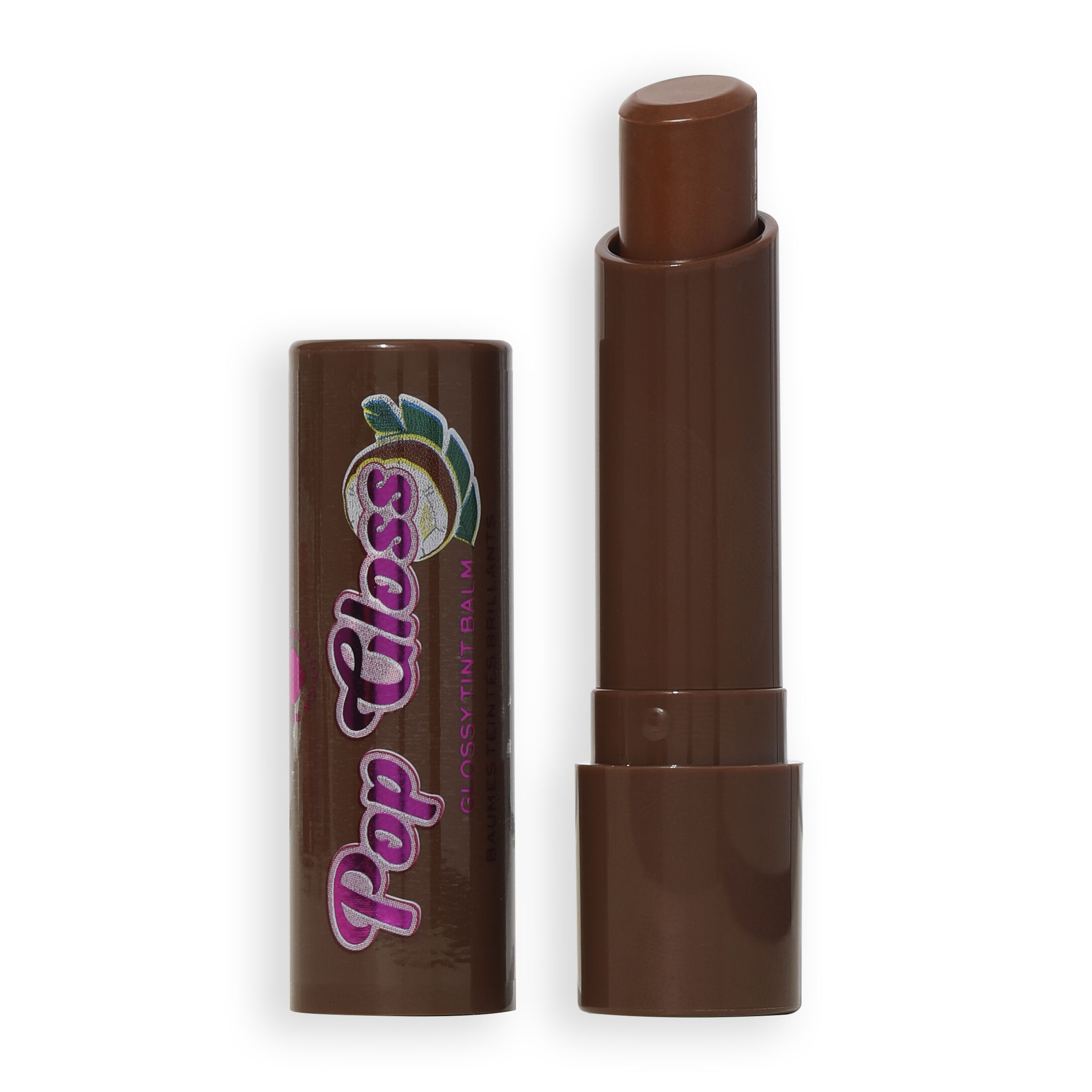 I Heart Revolution Pop Gloss Lip Balm Coconut Brown