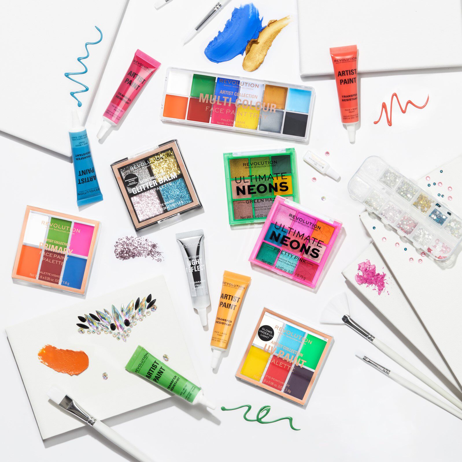 Makeup Revolution Artist Collection Primary Paint Palette