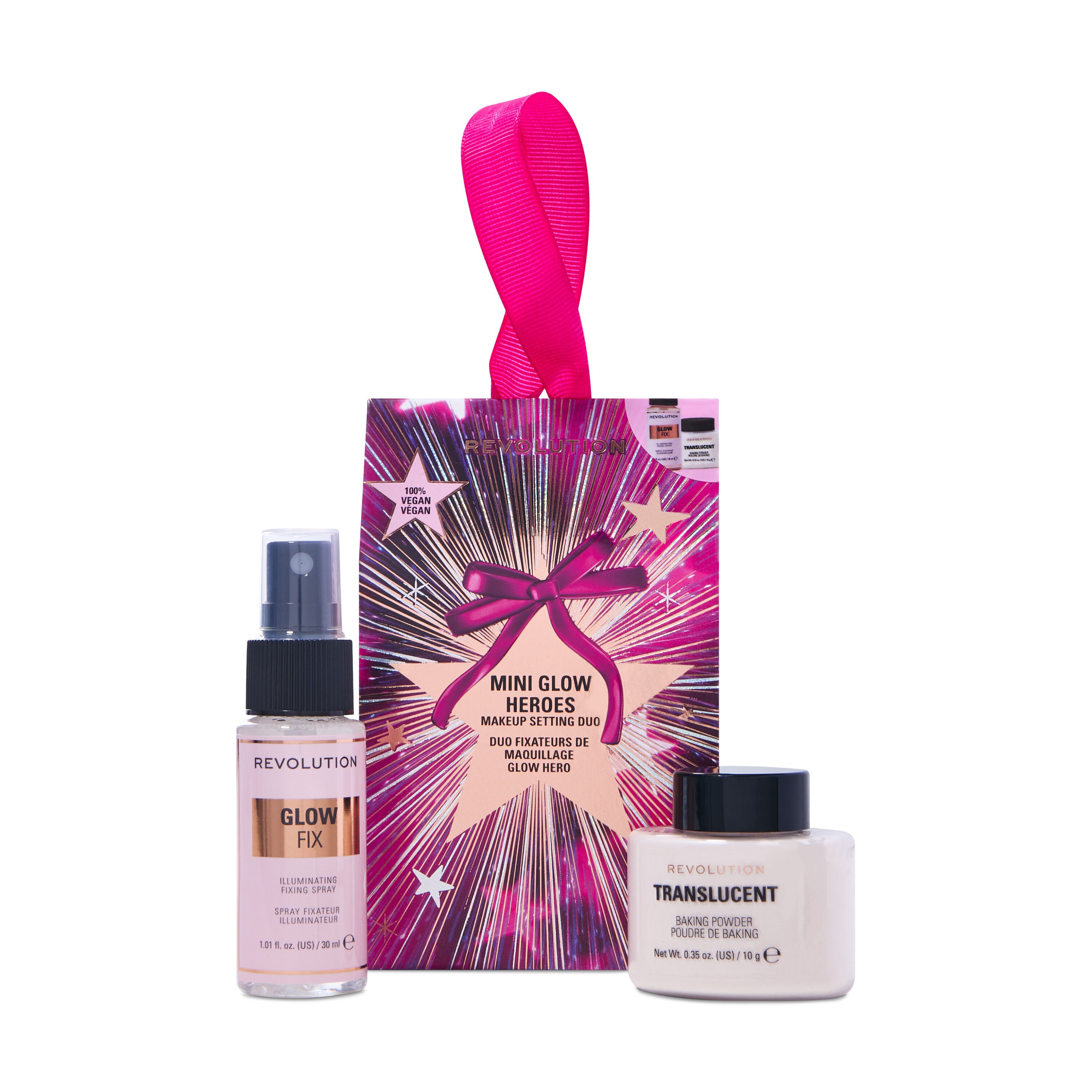 Revolution Mini Glow Heroes Makeup Setting Duo