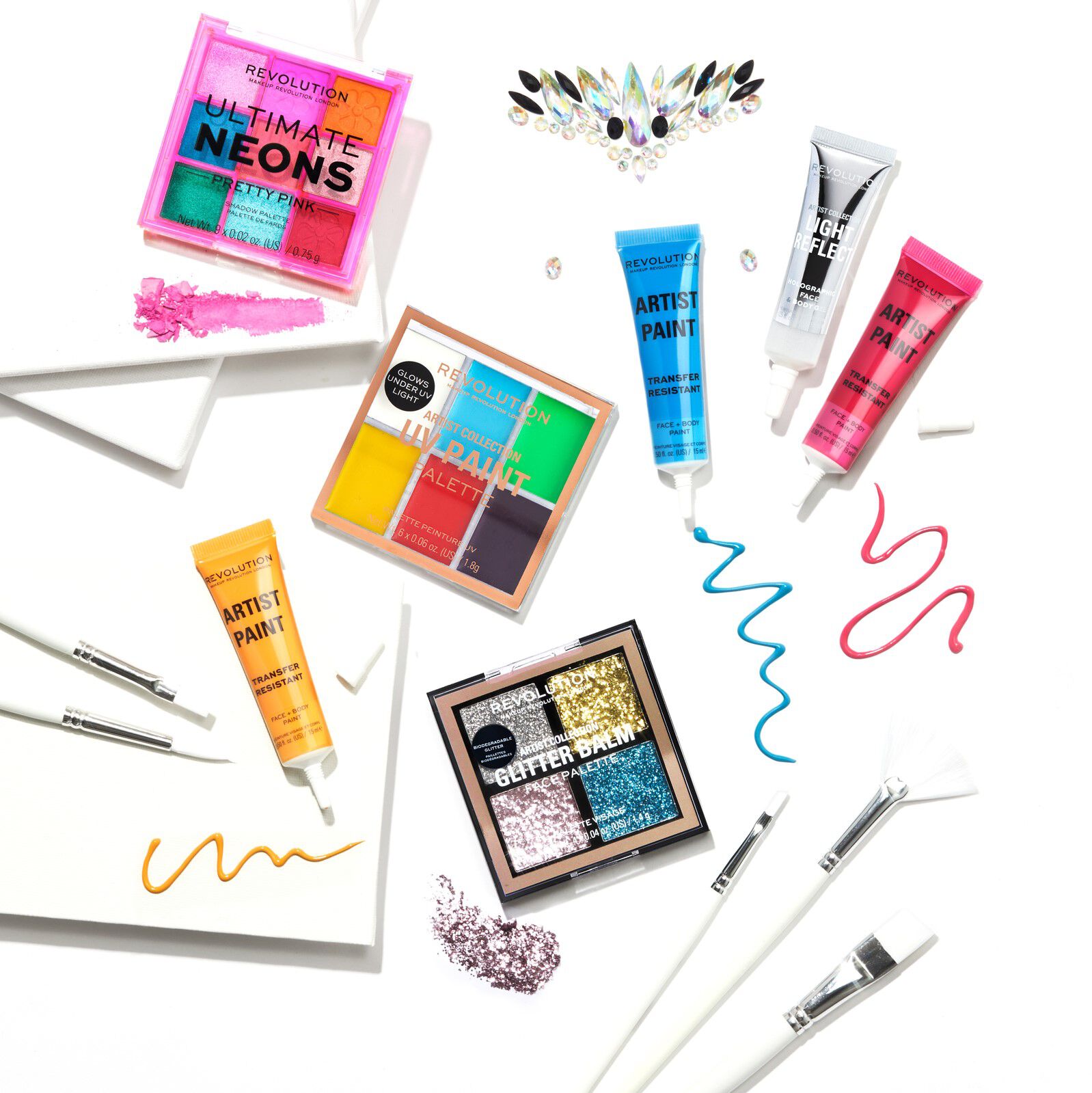 Makeup Revolution Artist Collection Artist Face & Body Paint Yellow