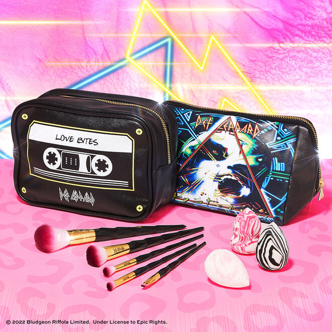 Rock and Roll Beauty Def Leppard Cassette Tape Cosmetic Bag