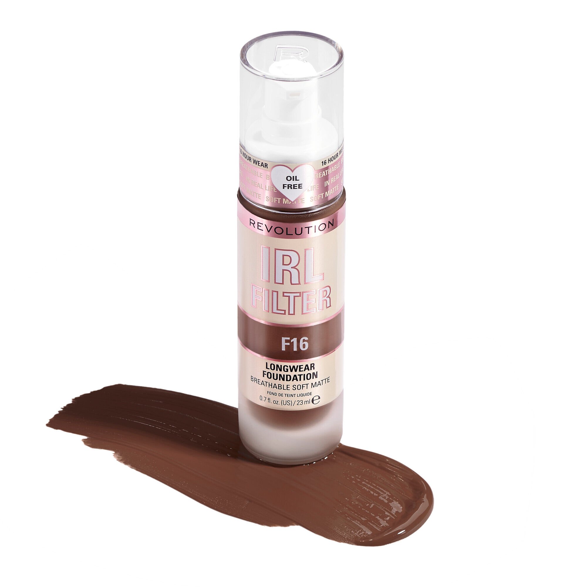 Revolution IRL Filter 16H Longwear Soft Matte Foundation F16