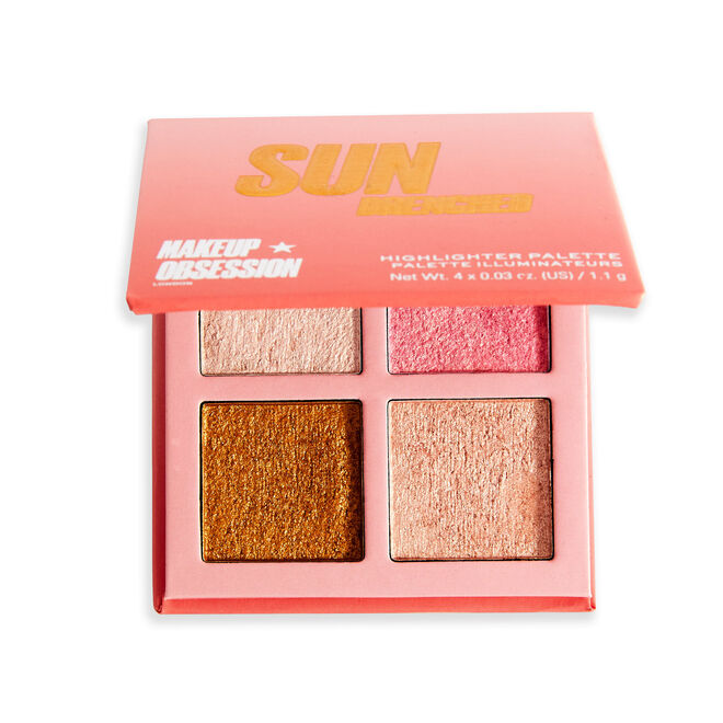 Makeup Obsession Glow Crush Highlighter Palette Sun Drenched