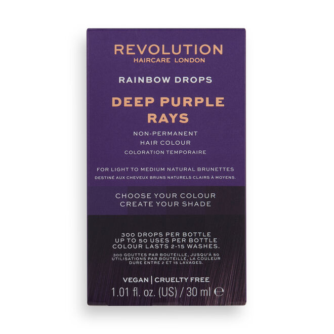 Revolution Haircare Rainbow Drops for Brunettes Deep Purple Rays