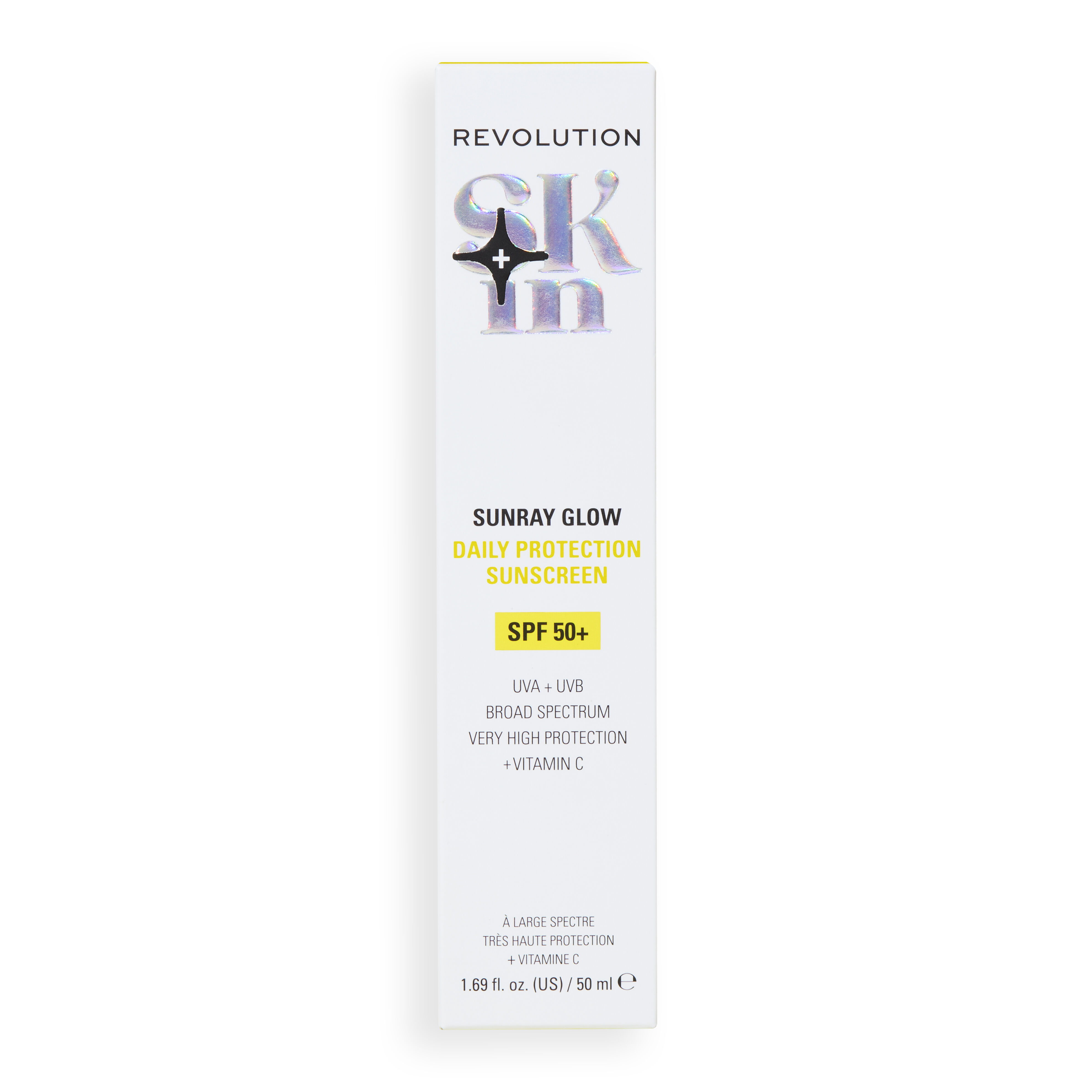 Revolution Skin Sunray Glow Daily Protection Sunscreen SPF 50+ with Vitamin C