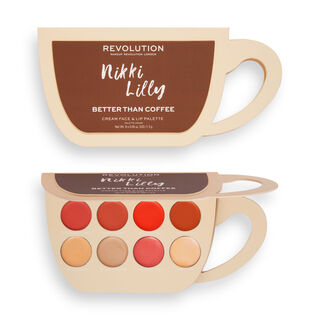 Makeup Revolution x Nikki Lilly Coffee Cup Cream Face & Lip Palette