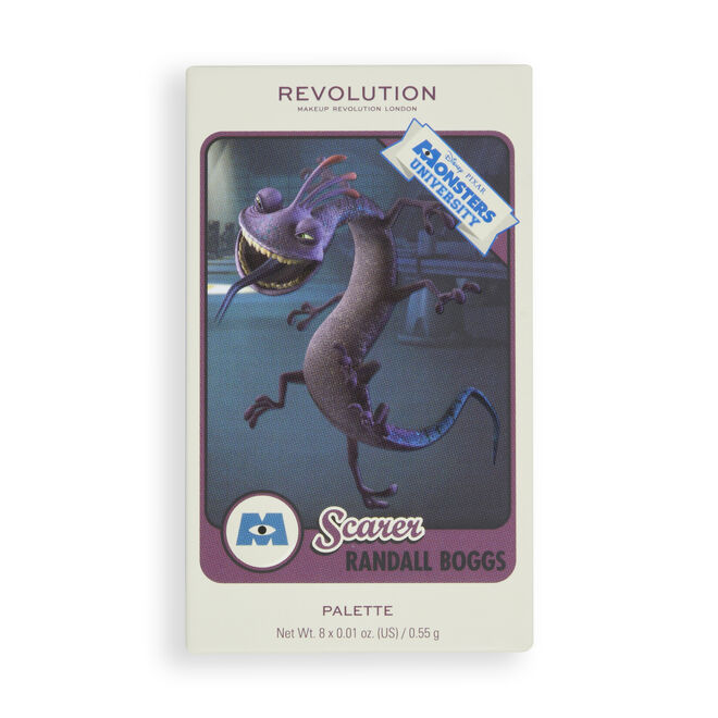 Disney Pixar’s Monsters University and Revolution Randall-inspired Scare Card Eyeshadow Palette