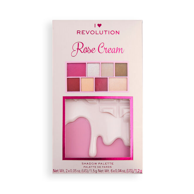 I Heart Revolution Mini Rose Cream Chocolate Eyeshadow Palette