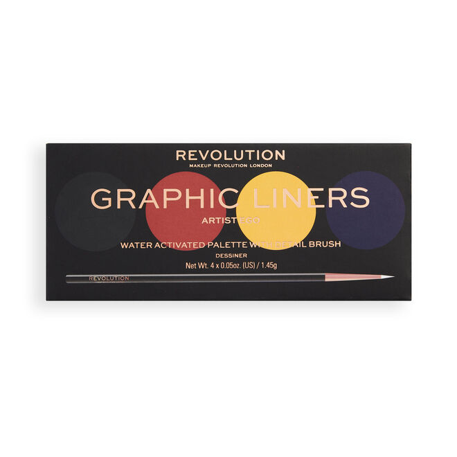 Makeup Revolution Water Activated Graphic Liner Palettes Artist Ego