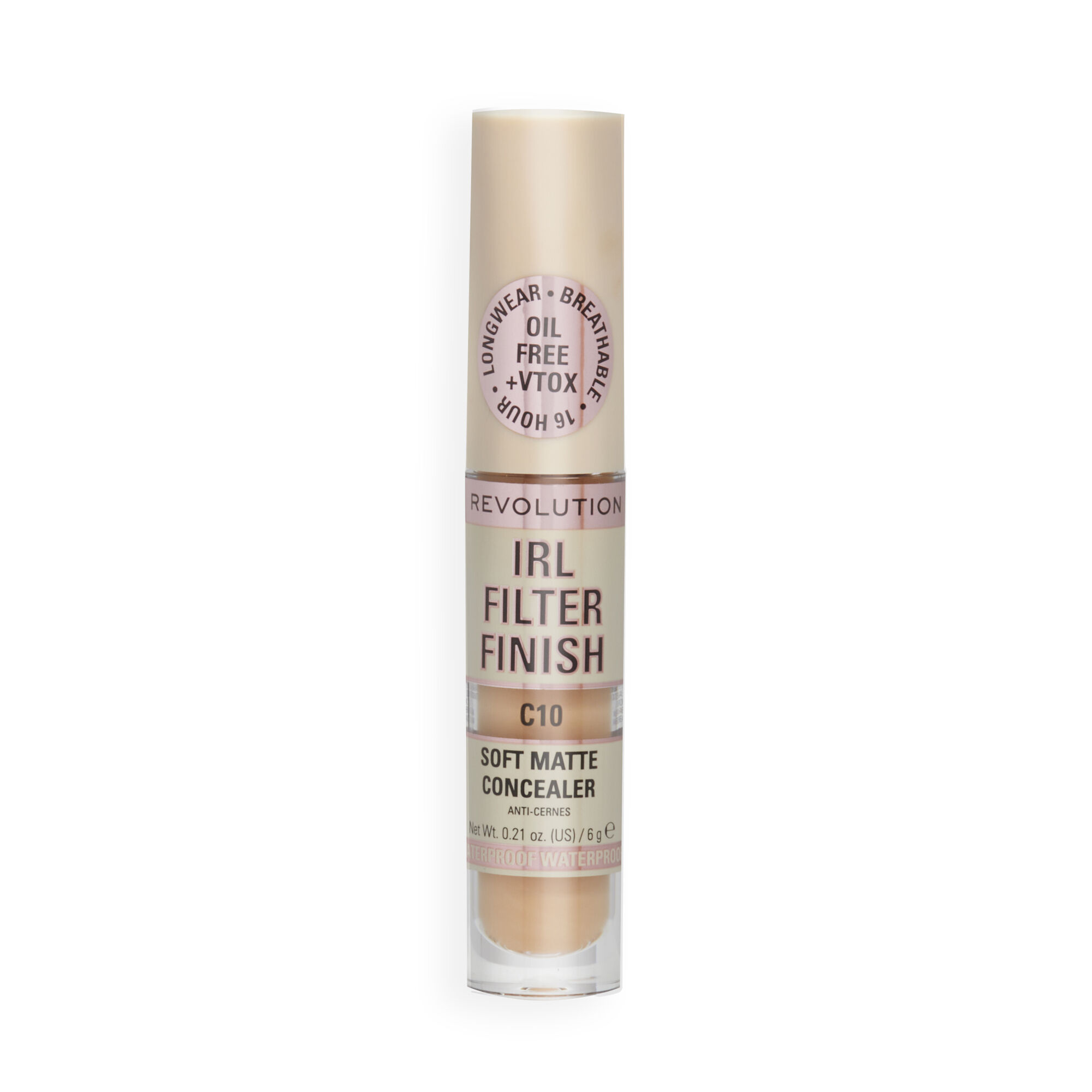 Revolution IRL Filter 16H Hydrating Full Coverage Concealer C10