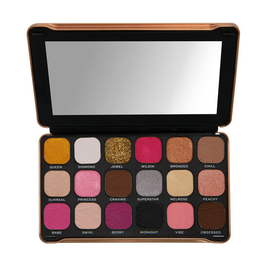Makeup Revolution Forever Flawless Eyeshadow Palette Bare Pink