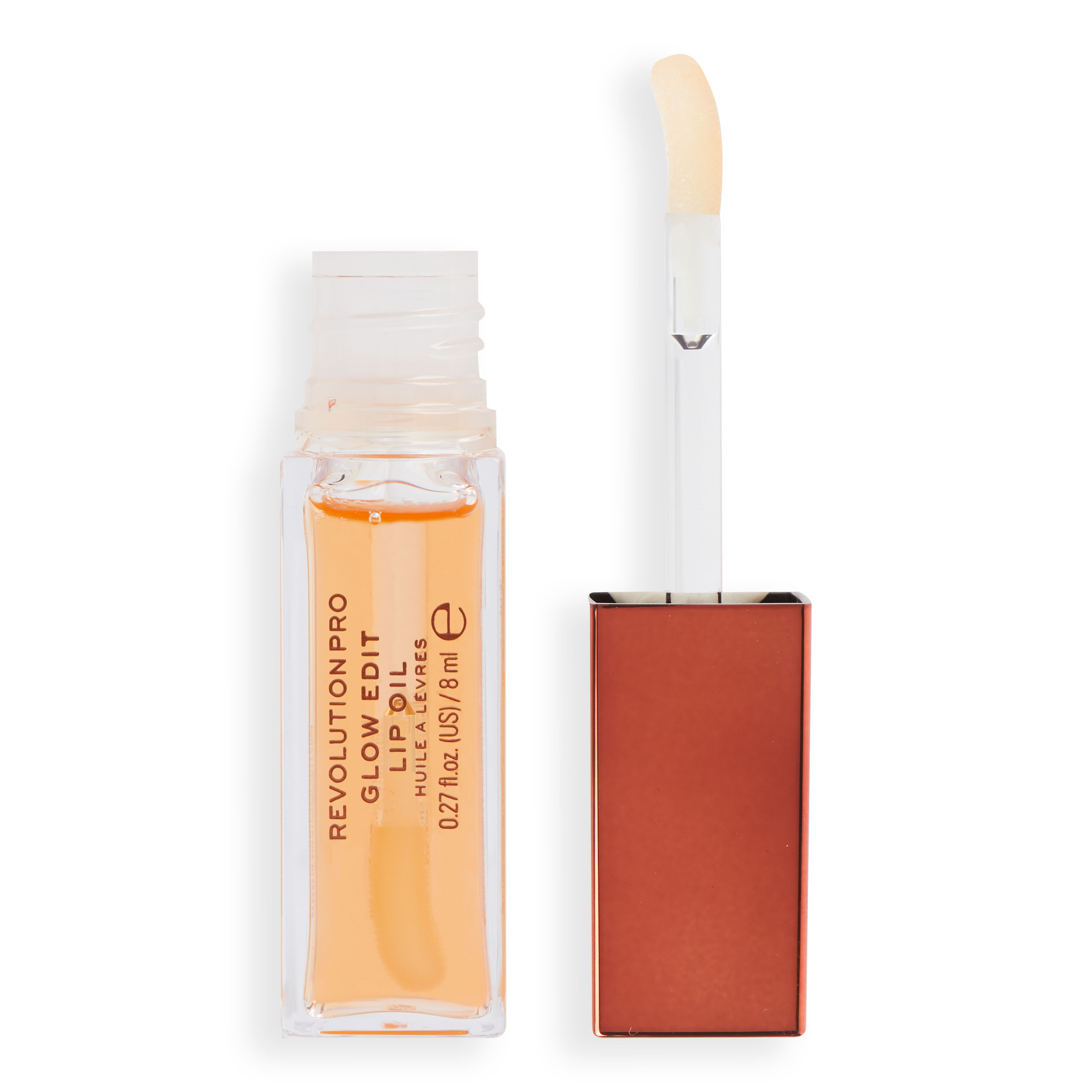 Revolution Pro Glow Edit Lip Oil Soleil Orange