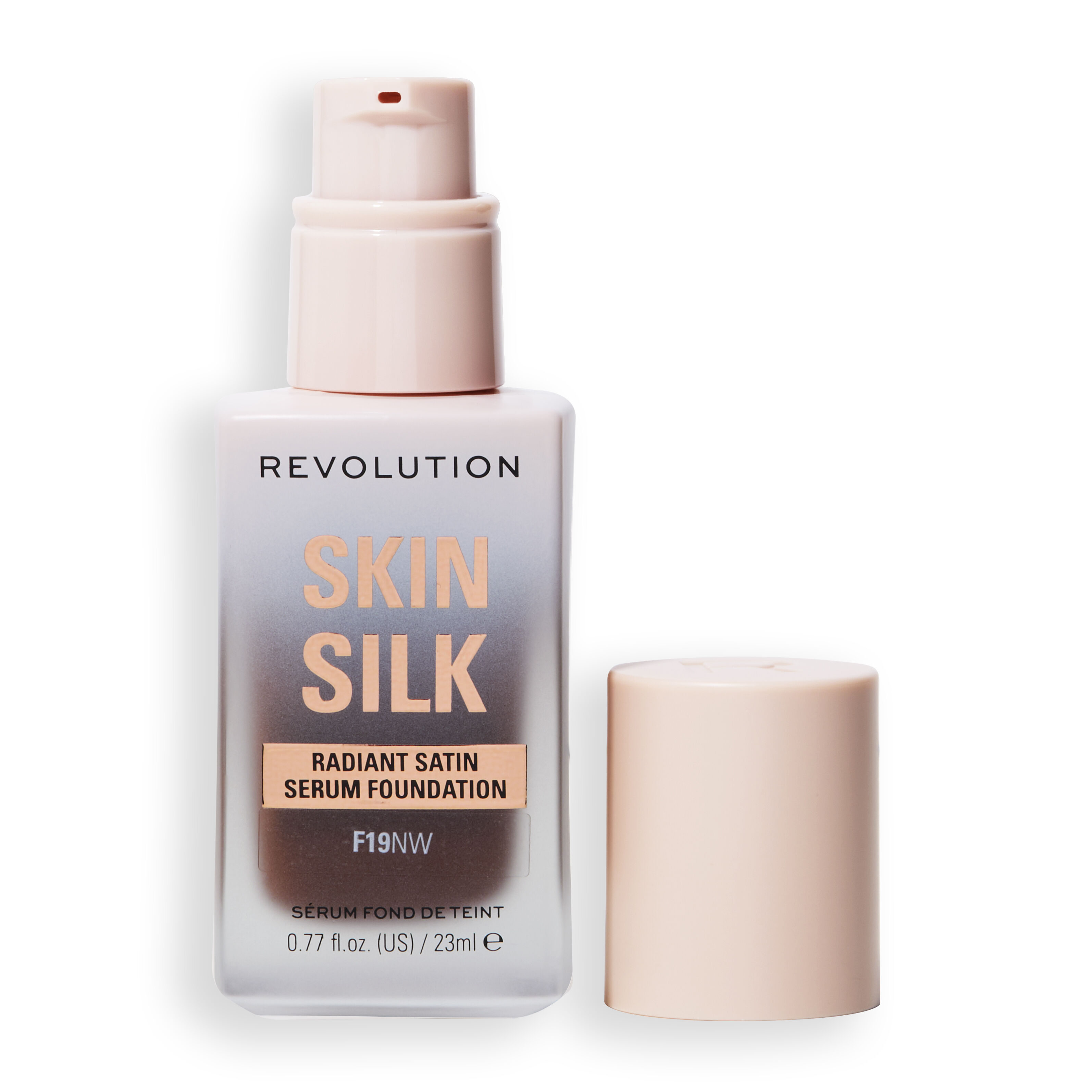 Revolution Skin Silk Radiant Satin Serum Foundation F19NW