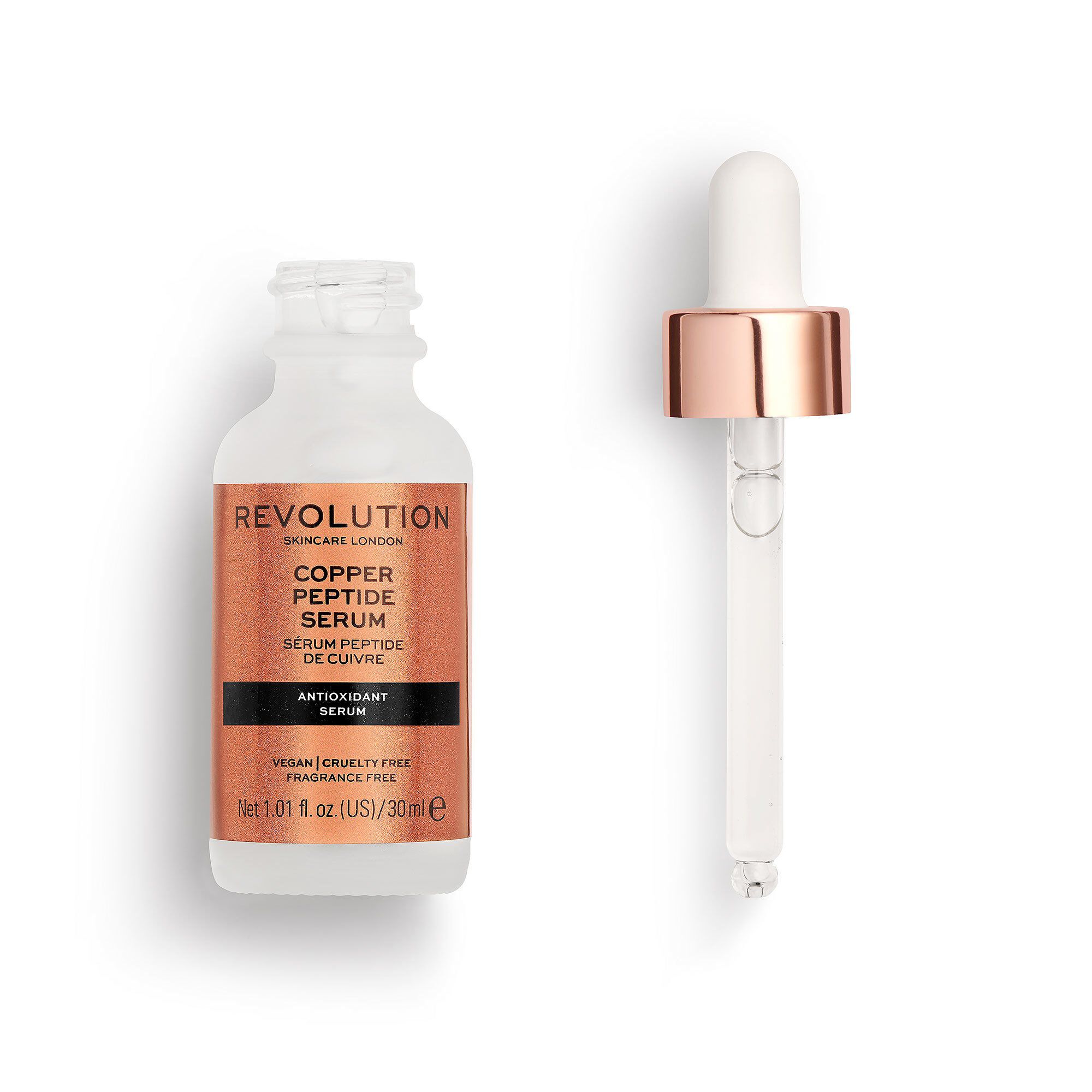 clear skincare copper peptide serum