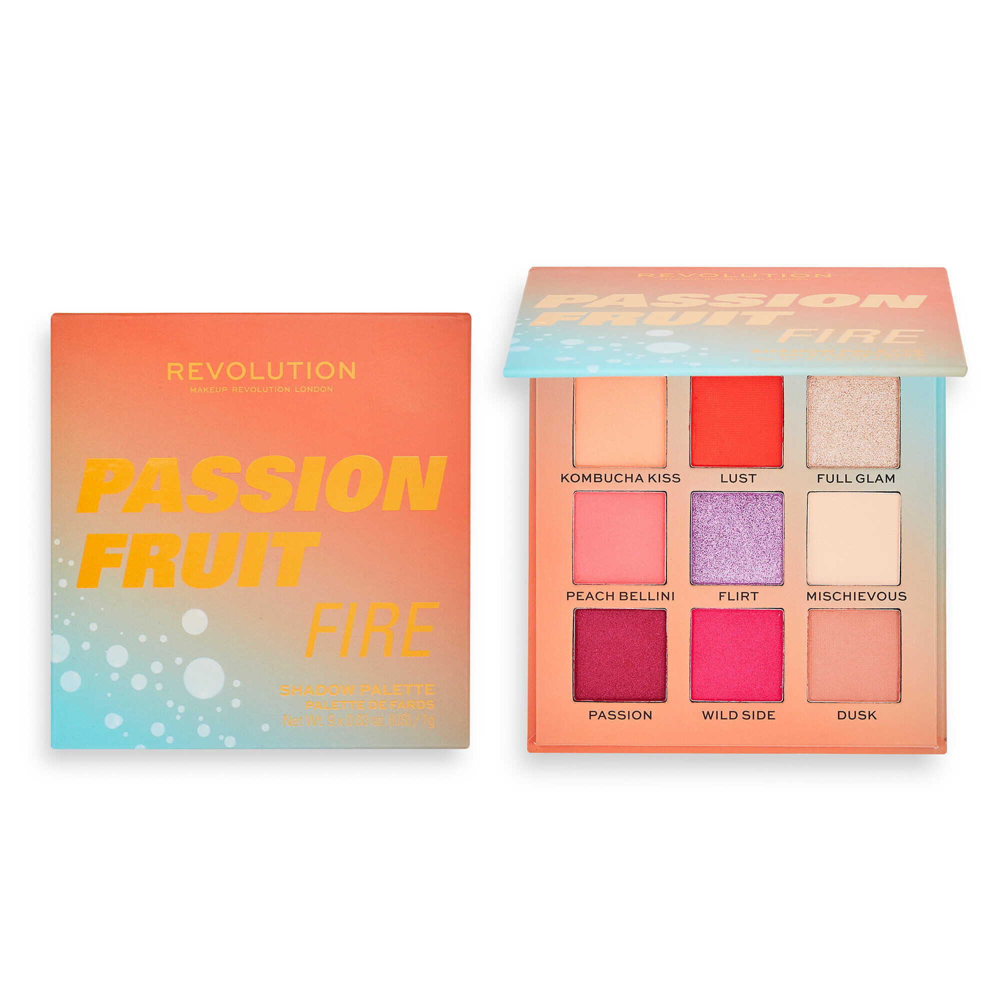 Makeup Revolution Hot Shot Passion Fire Eyeshadow Palette