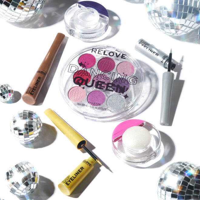 Relove by Revolution Dancing Queen Glitter Ball Liquid Highlighter Vibes