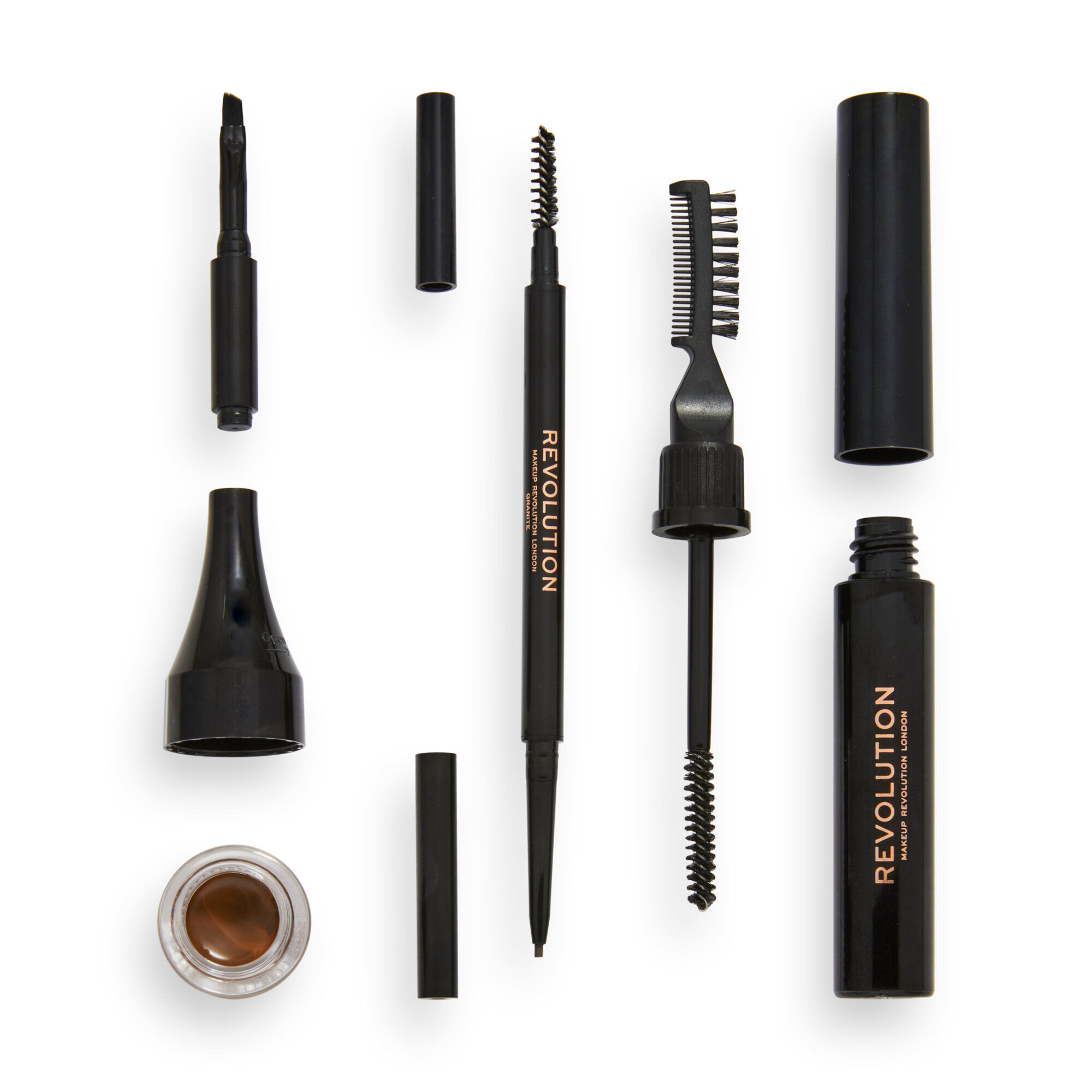 Makeup Revolution Ultra Brow Builder Kit Ash Brown