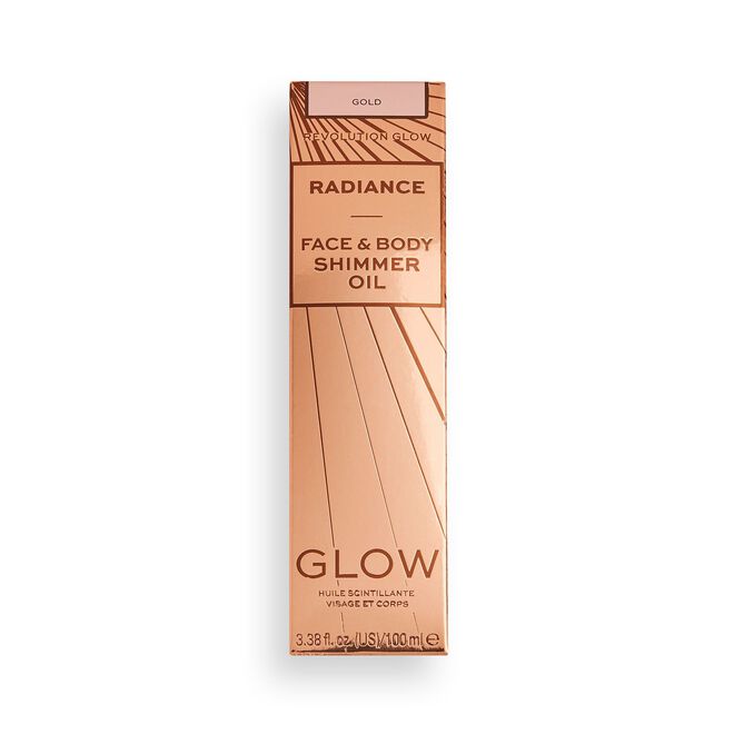 Makeup Revolution Glow Radiance Shimmer Oil Gold