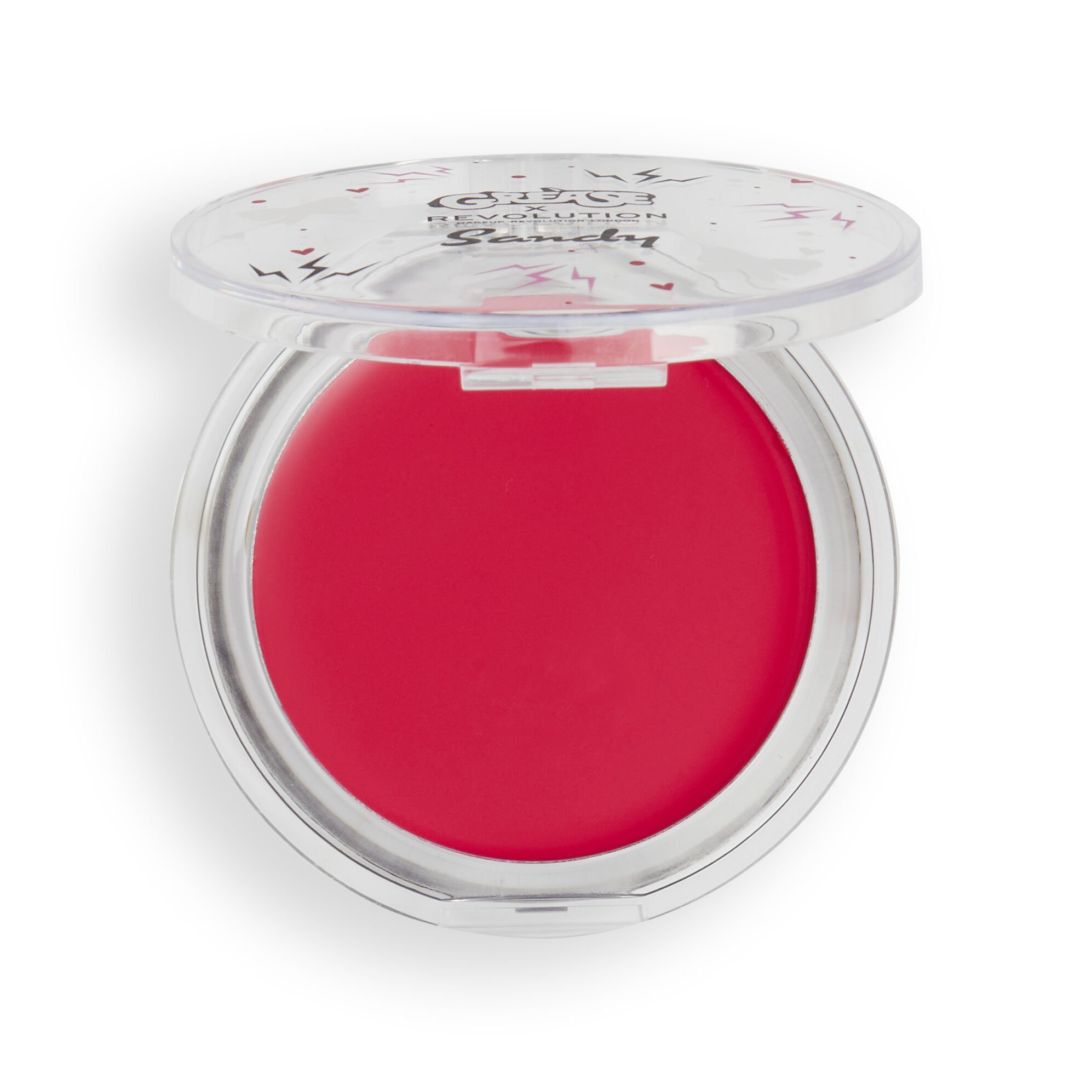 Grease x Makeup Revolution Sandy Melting Blusher Dark Pink Lady