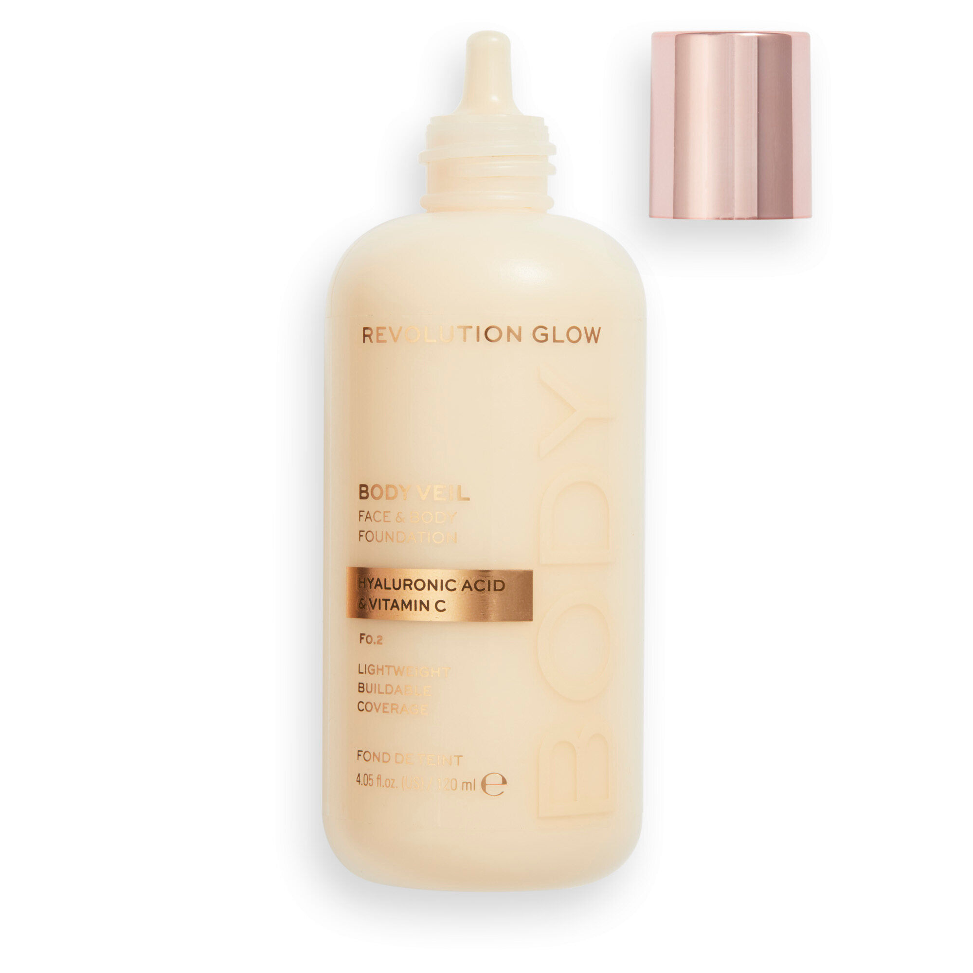 Makeup Revolution Body Veil Face & Body Foundation F0.2