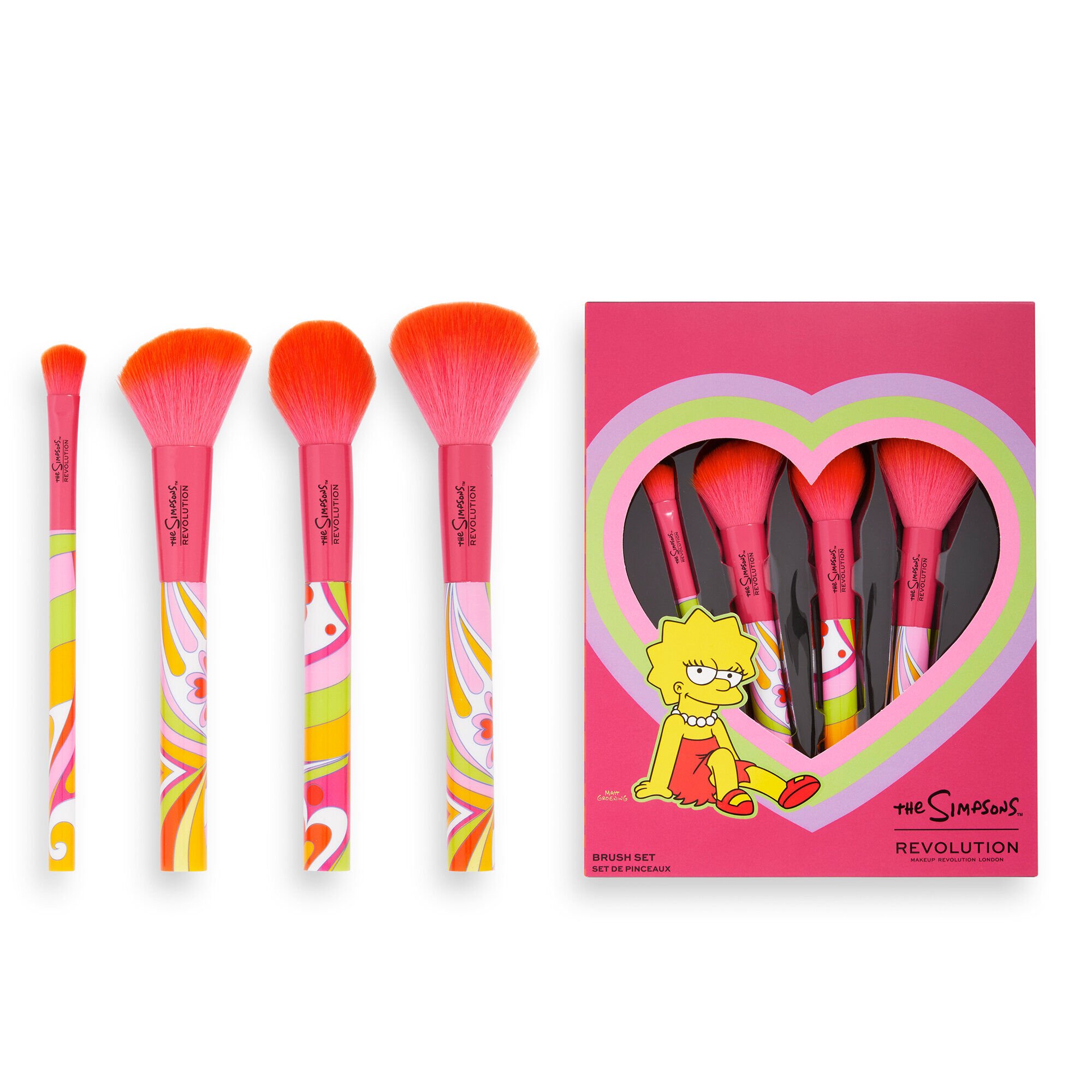 Makeup Revolution The Simpsons Summer of Love Brush Set