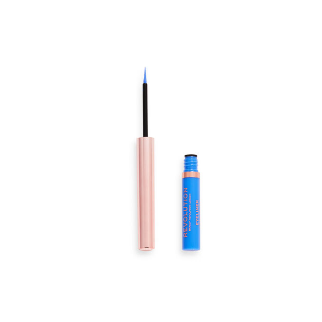 Makeup Revolution Neon Heat Coloured Liquid Eyeliner Sky Blue