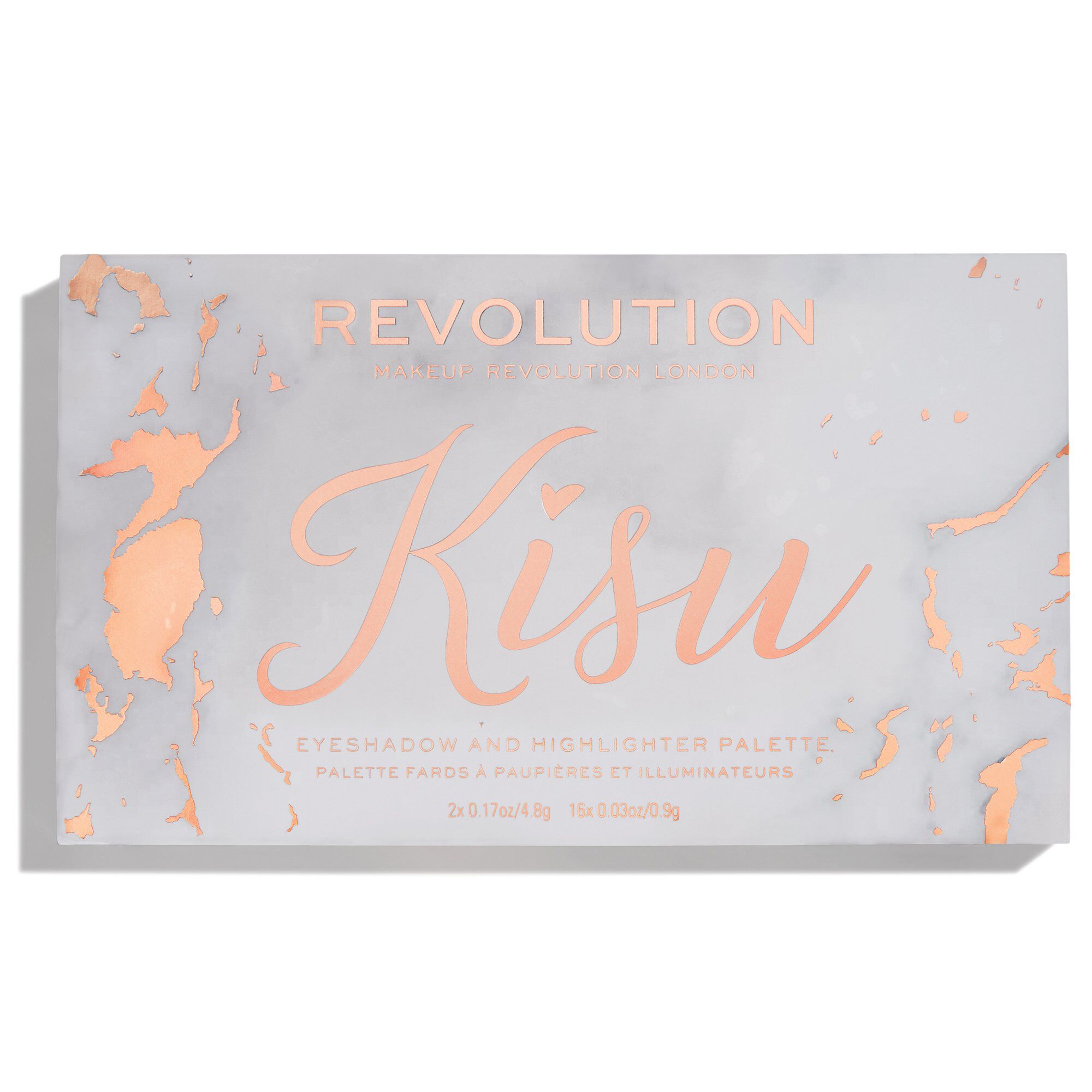 revolution x kisu eyeshadow & highlighter palette