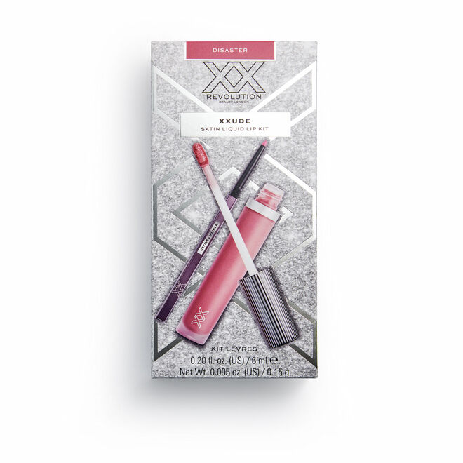 XX Revolution Xxude Liquid Lip Kit Disaster Gift Set