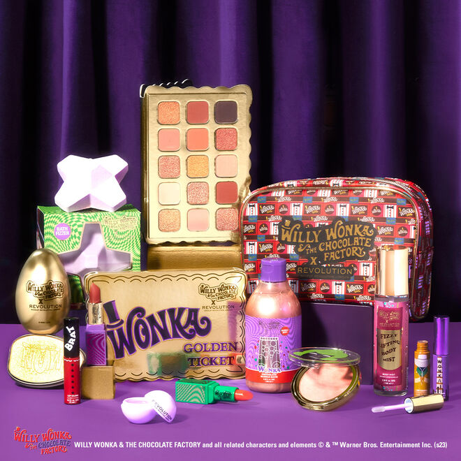 Willy Wonka & The Chocolate Factory x Revolution Makeup Bag