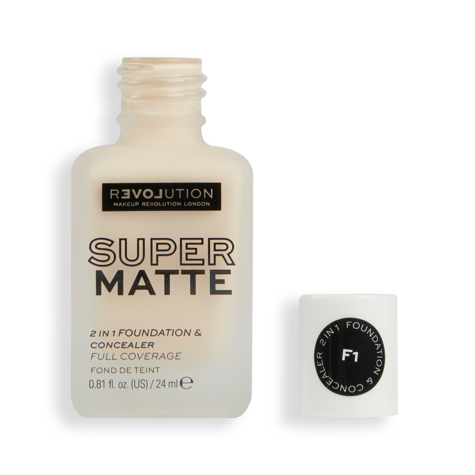 Relove by Revolution Supermatte Foundation F1